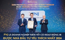 PNJ nhận giải do nhà đầu tư bình chọn tại IR Awards 2024