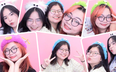 Quán ăn mời khách chụp ảnh photobooth miễn phí