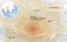 Động đất mạnh ở Tây Tạng khiến 36 người chết, rung chấn lan đến Nepal, Ấn Độ