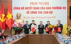 Công bố quyết định của Ban Thường vụ Đảng ủy Quốc hội về công tác cán bộ