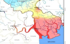 TP.HCM: Mặn vượt ngưỡng đang lấn sâu 72km, Cát Lái, Nhà Bè bị ảnh hưởng nặng