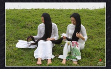 Ngắm bộ ảnh chụp mái tóc dài nhất Việt Nam