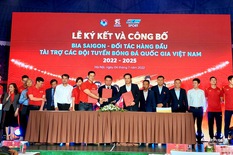 Bóng đá Việt Nam tiếp tục nhận được tài trợ lớn