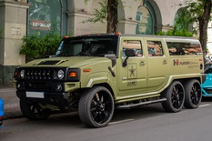 'Khủng long' Hummer H6 Player Edition hàng độc tại Việt Nam: SUV 6 bánh cho giới nhà giàu