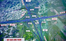 Toàn bộ nhánh nút giao Long Thành chính thức thông xe