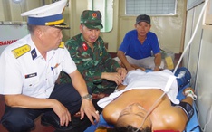 Vượt biển đưa ngư dân nguy kịch từ Trường Sa về đất liền