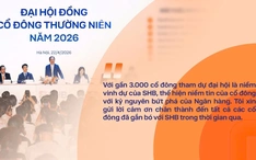 Những câu nói ấn tượng của Chủ tịch HĐQT SHB Đỗ Quang Hiển tại ĐHĐCĐ 2026