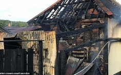 Phóng hỏa đốt trụi nhà sau ly hôn vì không muốn chia tài sản