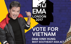 Đàm Vĩnh Hưng vào cuộc chiến giành ngôi vị tại MTV EMA 2017