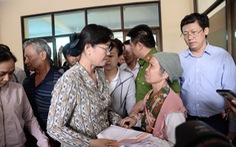 Chiều nay 22-11, bà Nguyễn Thị Quyết Tâm gặp cử tri quận 2