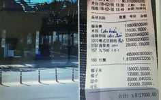 Phát hiện nhà hàng tính tiền bằng tiếng Trung hoạt động 'chui'