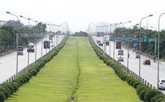 Hà Nội tổ chức lại giao thông trên đại lộ Thăng Long