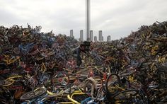 Những núi xe đạp bị vứt bỏ ở Trung Quốc