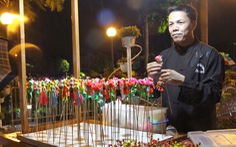 Người nặn tò he trên phố đi bộ Trịnh Công Sơn
