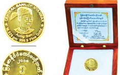 Myanmar phát hành tiền xu bằng vàng mới