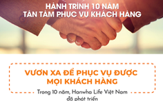 Hành trình 10 năm tận tâm phục vụ khách hàng của Hanwha Life Việt Nam