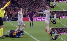 Khoảnh khắc Messi 'lăn lộn 3 vòng' bị chỉ trích là...'đóng kịch' giống Neymar !