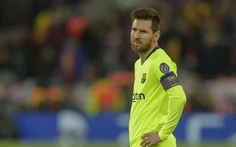 Lần đầu tiên ở mùa này, Messi bị điểm...dưới trung bình
