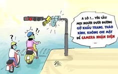 Biếm họa camera an ninh cũng đành bó tay