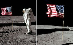 Vì sao trên Mặt trăng không có không khí mà quốc kỳ Mỹ tung bay?