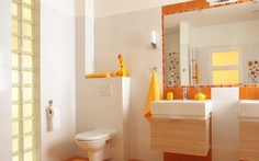 Thiết kế phòng tắm đáng yêu khiến bé mê tít