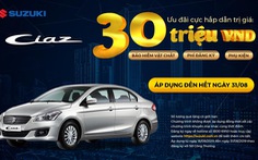 Suzuki ưu đãi đến 30 triệu đồng cho khách mua xe trong tháng 8