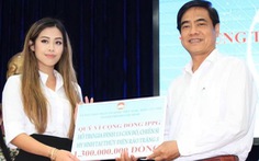 Con gái Johnathan Hạnh Nguyễn trao 3,3 tỉ cho miền Trung và gia đình 13 liệt sĩ Rào Trăng 3