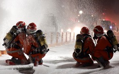 Hàng trăm người diễn tập xe bốc cháy gây tai nạn liên hoàn tại hầm Thủ Thiêm
