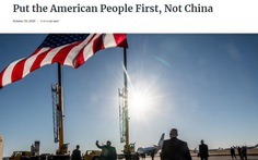 Nhà Trắng: 'Hãy đặt dân Mỹ lên trên hết, chứ không phải Trung Quốc'