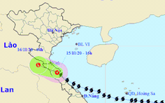 Bão số 13 suy yếu thành áp thấp nhiệt đới