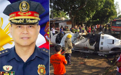 Rơi trực thăng chở tư lệnh cảnh sát quốc gia Philippines