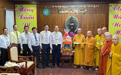 Lãnh đạo TP.HCM chúc tết Ban trị sự Giáo hội Phật giáo Việt Nam TP.HCM