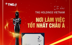 TNG Holdings Vietnam đạt giải thưởng ‘Nơi làm việc tốt nhất châu Á 2021’
