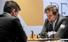 Carlsen thắng ván cờ triệu USD