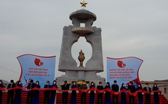 Khu tưởng niệm Đại đội thanh niên xung phong C283 tại Quảng Bình hoàn thành