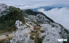 Dịp cuối năm, Fansipan, Mẫu Sơn có thể có mưa tuyết và băng giá