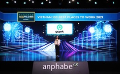 Gojek vào 'Top 100 nơi làm việc tốt nhất Việt Nam' sau 3 năm hoạt động