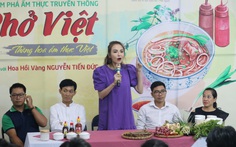 Sinh viên Việt Giao tiếp lửa từ Hoa hồi vàng và hoa hậu