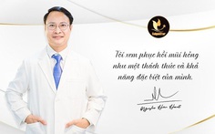 Bác sĩ Nguyễn Hữu Hoạt - chuyên gia phục hồi mũi hỏng nổi tiếng tại TP.HCM
