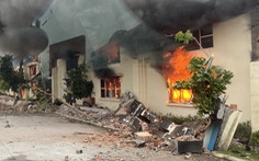 Cháy lớn tại nhà máy may xuất khẩu ở Thanh Hóa