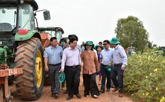 Tân Bộ trưởng Lê Minh Hoan thăm Nông trường Thành Long - Tây Ninh