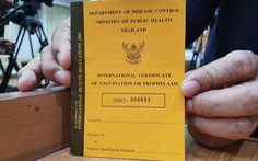 Thái Lan thông qua việc cấp hộ chiếu vaccine