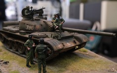 'Choáng' với mô hình 'cực kỳ chất' mô tả khí tài quân sự tham gia chiến dịch Hồ Chí Minh