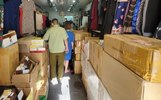 Kiểm tra xe tải và cửa hàng ở Phú Nhuận, tạm giữ hàng ngàn mỹ phẩm nghi nhập lậu