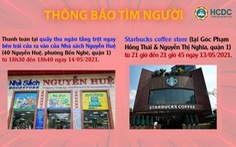 KHẨN: TP.HCM tìm người đến nhà sách Nguyễn Huệ và Starbucks quận 1