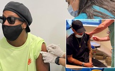 Được tiêm vắc xin, Ronaldinho, Neymar hạnh phúc nói: 'Hi vọng cả thế giới được tiêm vắc xin'