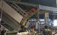 Kinh hoàng sập cầu vượt metro ở thủ đô Mexico, ít nhất 20 người chết