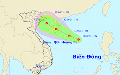 Xuất hiện vùng áp thấp giữa Biển Đông, có khả năng mạnh thêm