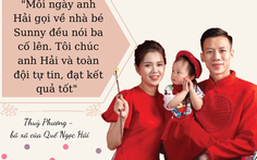 Con gái Sunny nhà Quế Ngọc Hải gửi thư sang UAE đầy ngộ nghĩnh: 'Ba đá giỏi để còn được phiếu bé ng
