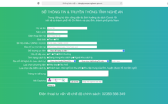 Nghệ An mở cổng điện tử cho bà con đang ở các tỉnh phía Nam đăng ký về quê